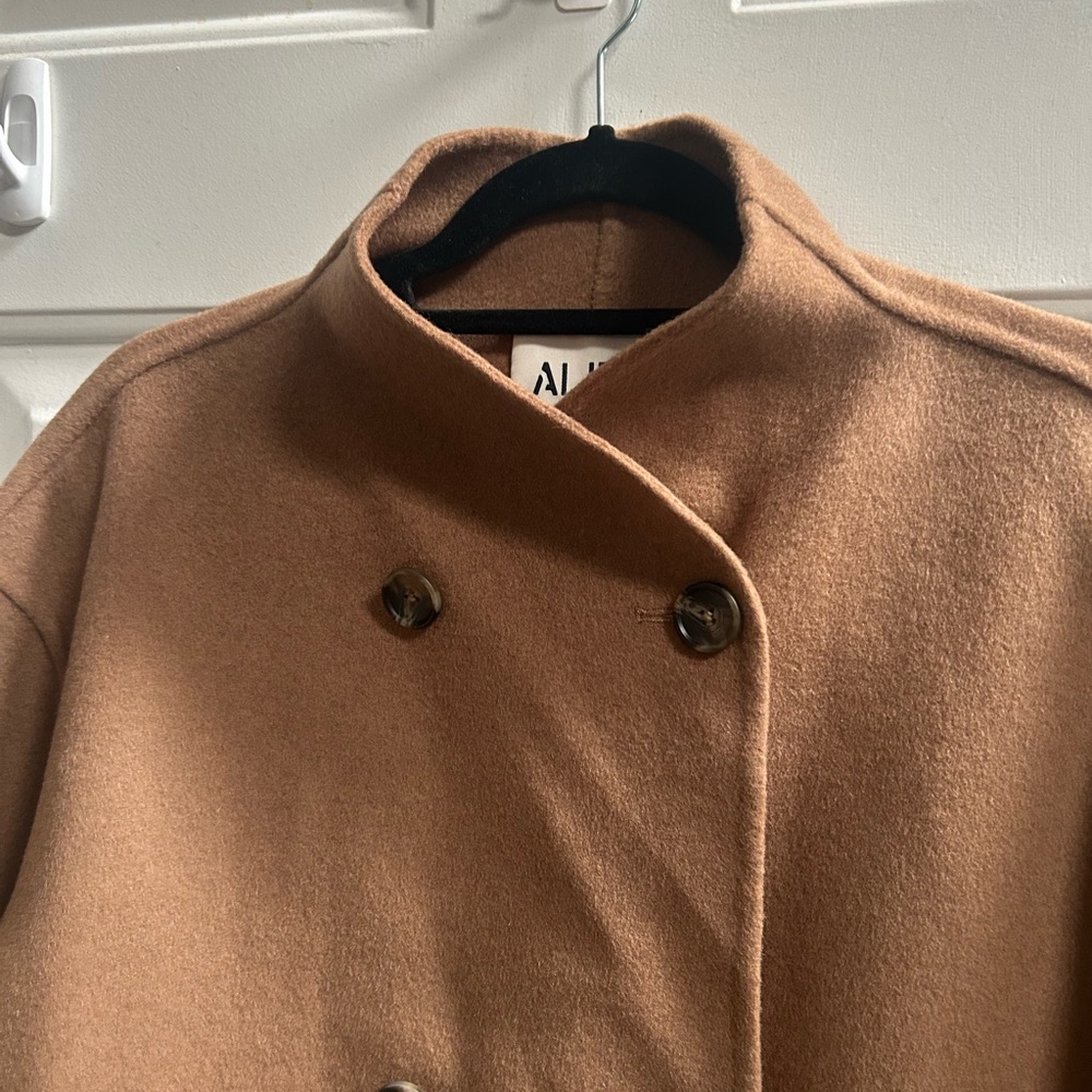 New Alex Mill Camel Sophia Coat in Wool Women’s Jacket Sz M - Picture 7 of 16